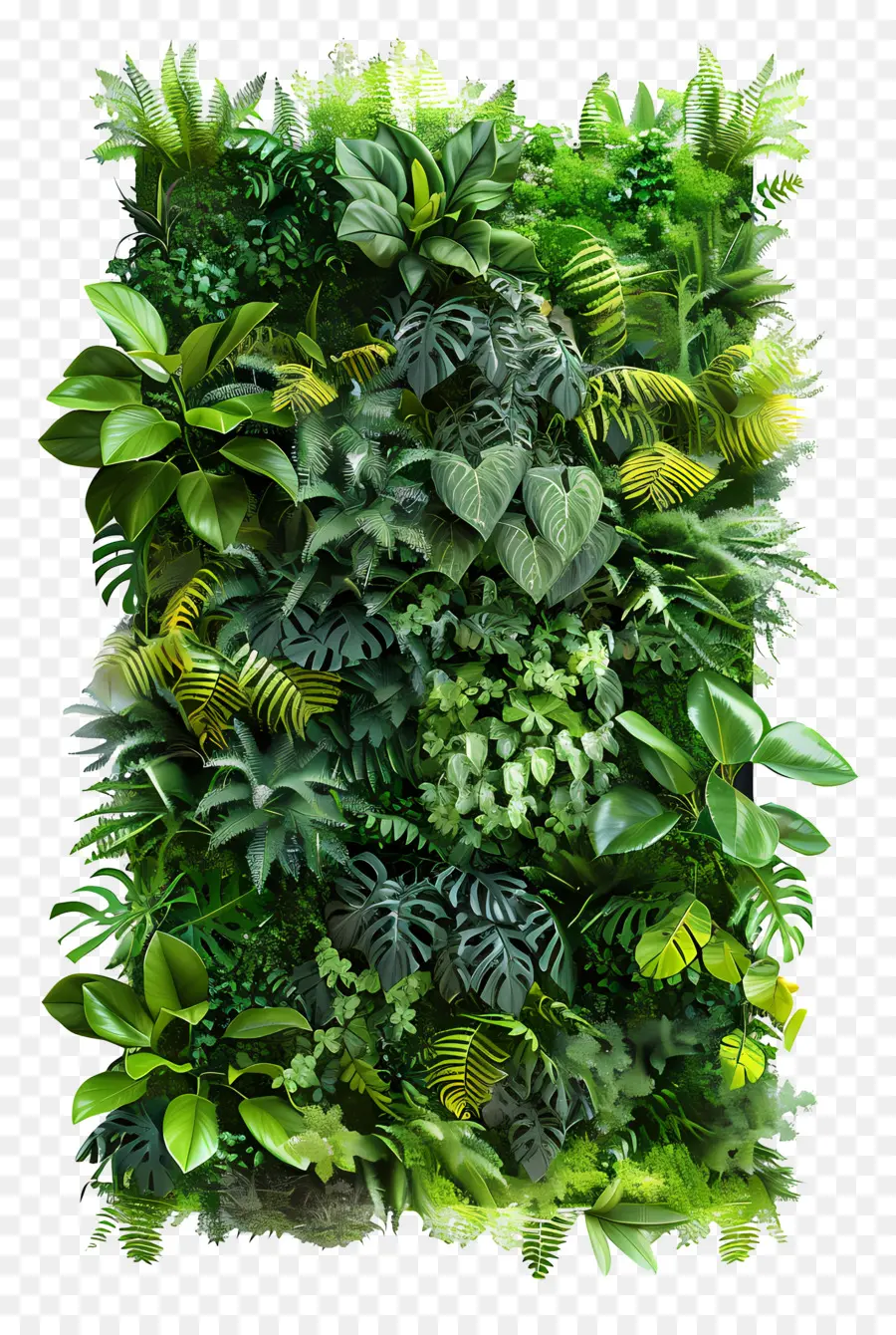 Jardin Vertical，Plantes Vertes PNG