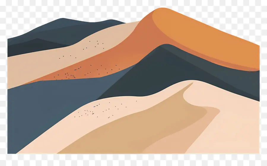 Les Dunes De Sable，Paysage De Montagne PNG