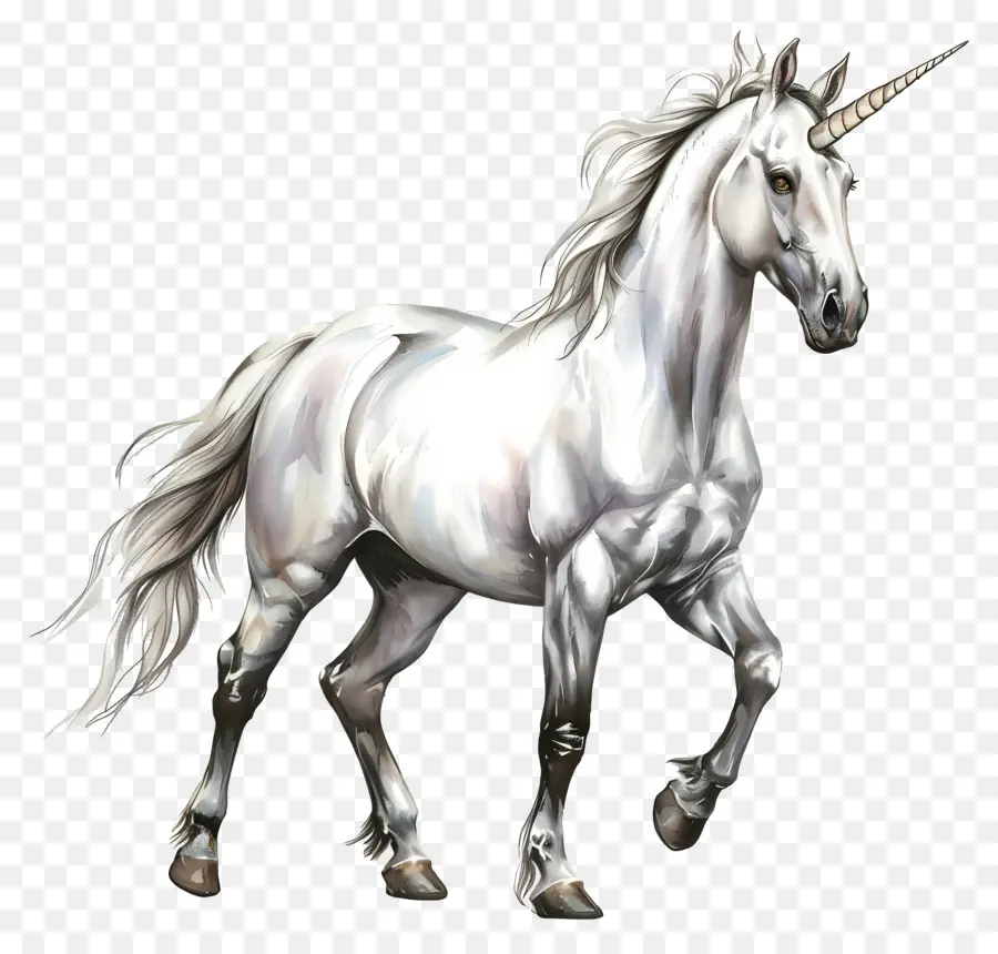 Licorne，Cheval PNG