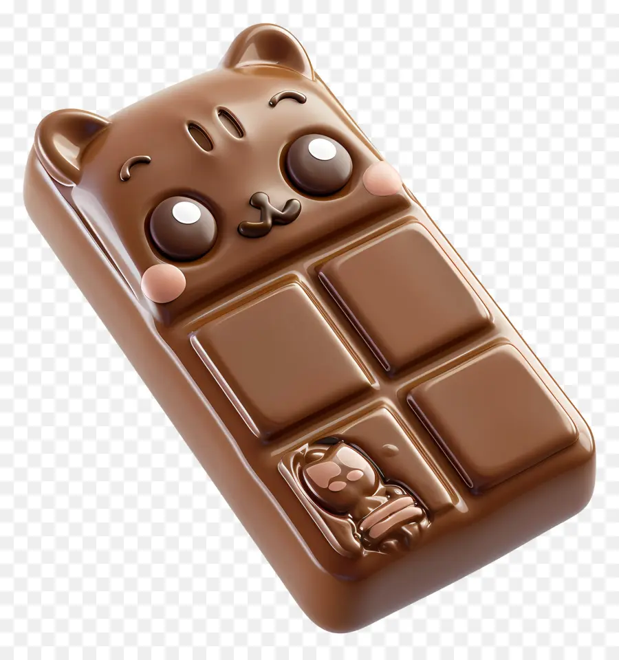 Barre De Chocolat，Mignon PNG