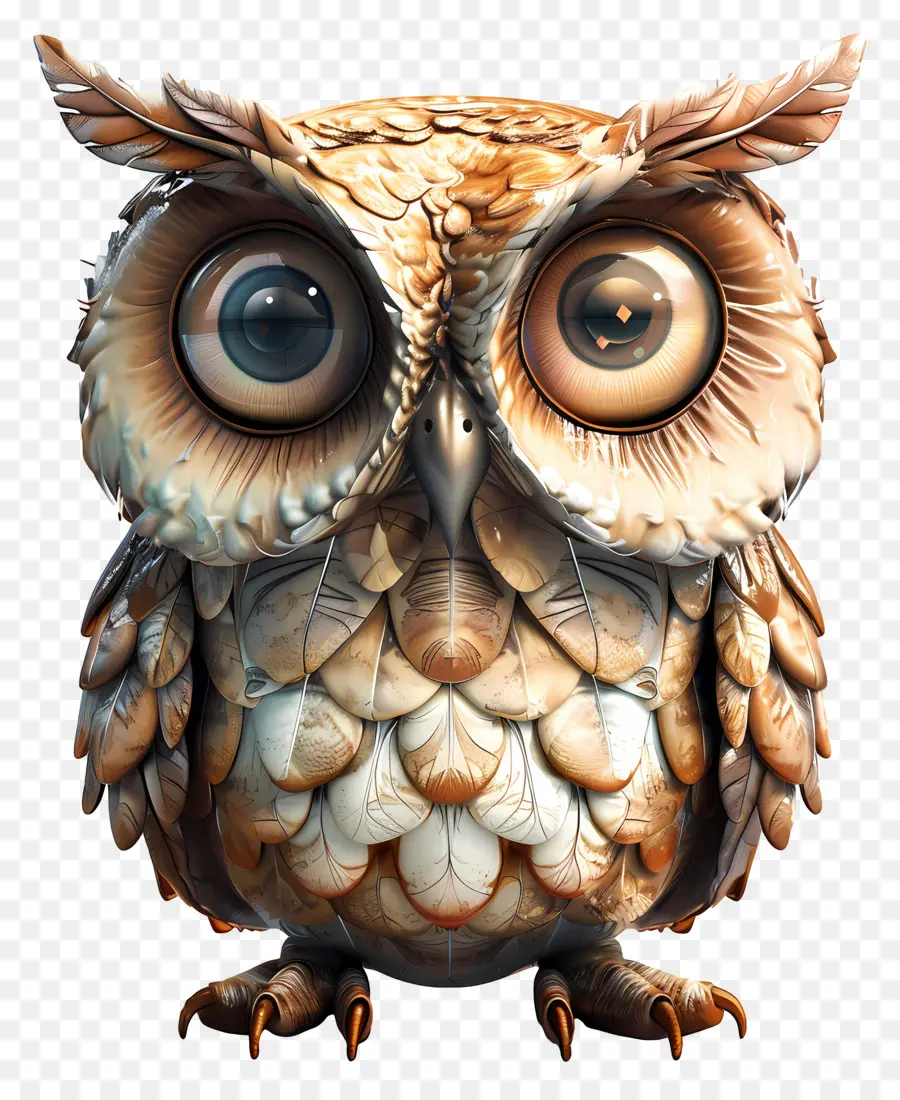 Hibou，Coloré PNG