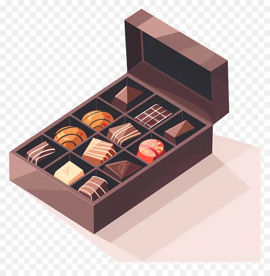 Boîte De Chocolat，Boîte De Chocolats PNG