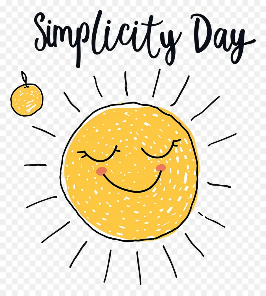 La Simplicité De La Journée，Jaune Soleil PNG