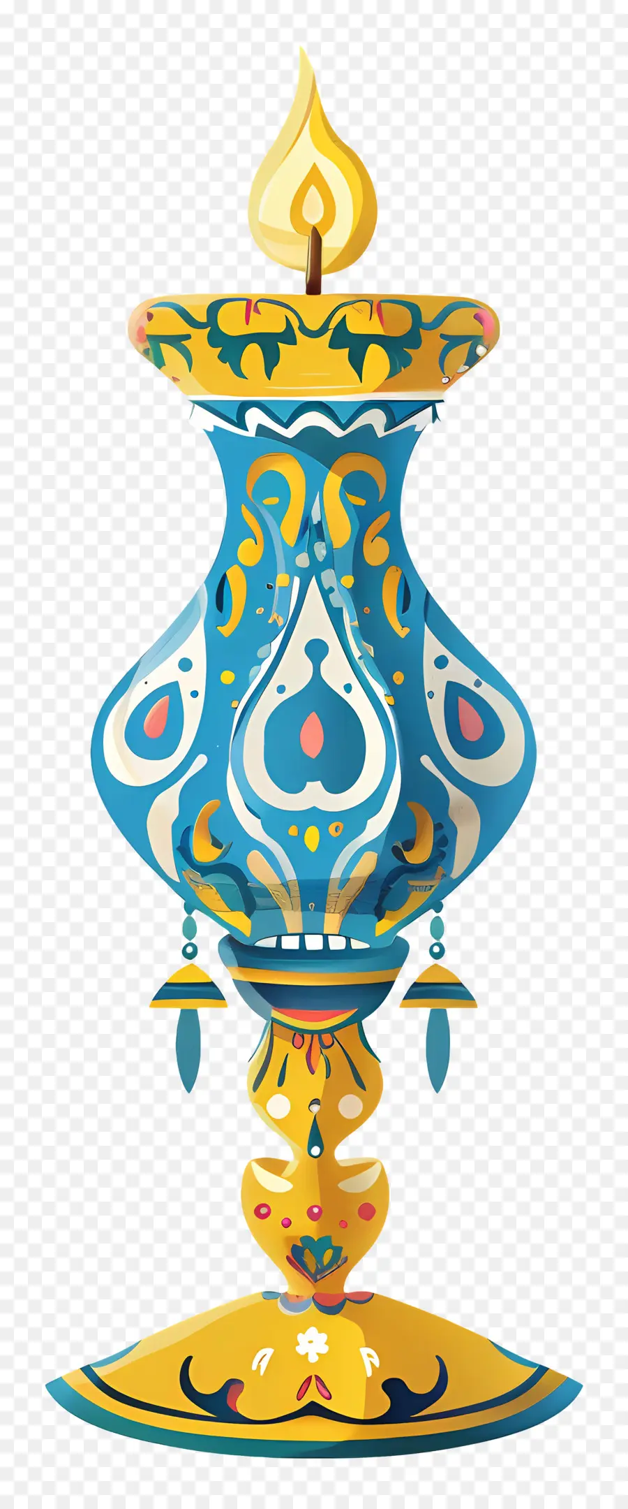 Lampe De L'aïd，Bougie Décorative PNG