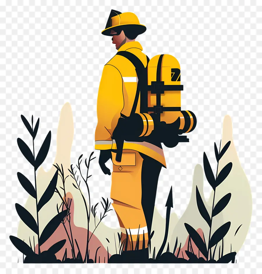Pompier De Forêt，Une Traînée De Poudre PNG