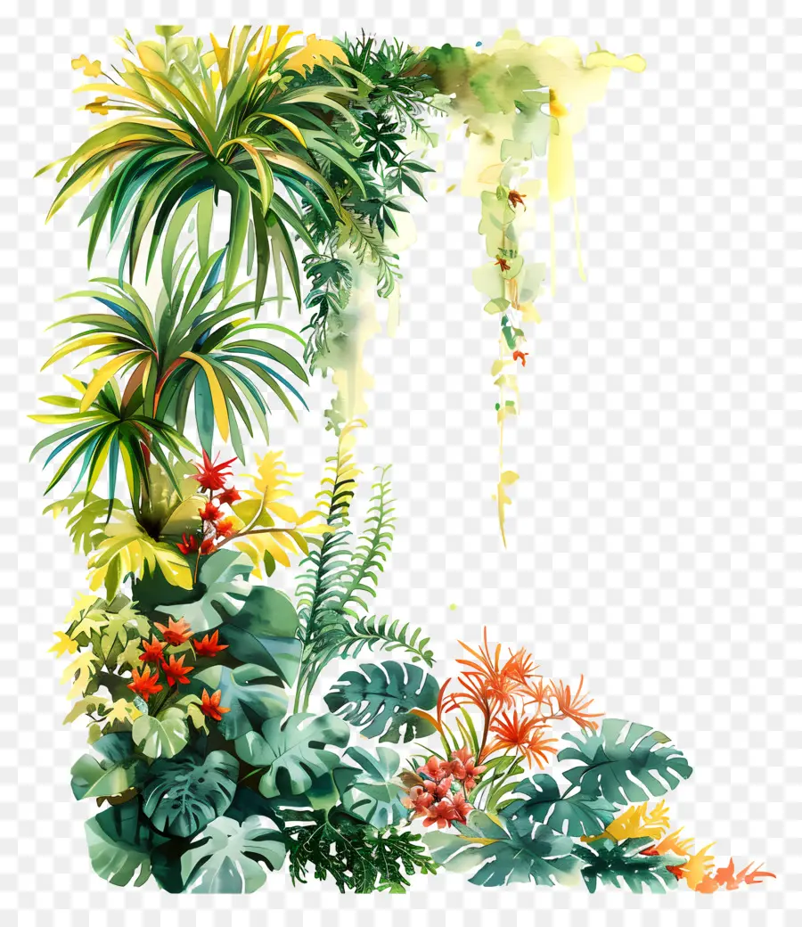 Jardin Vertical，La Jungle Tropicale PNG