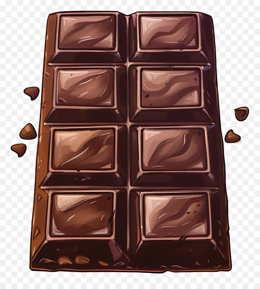 Barre De Chocolat，Chocolat Bloc PNG