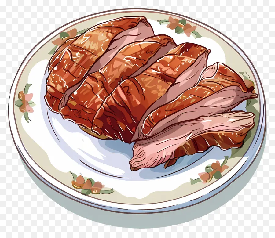 Canard Rôti，Viande Rôtie PNG