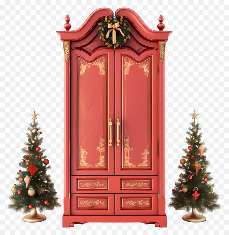 Armoire，Garde Robe De Noël PNG