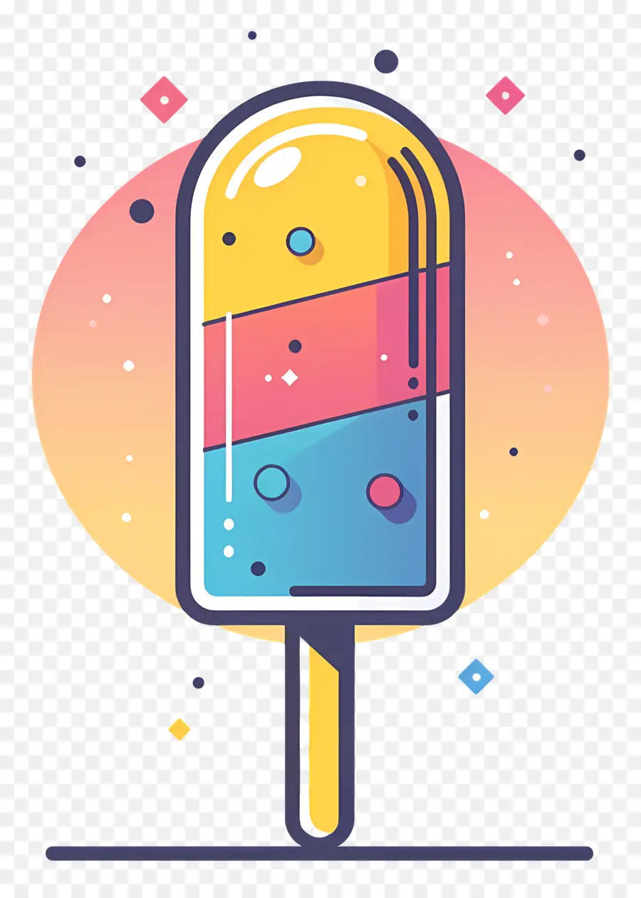 Popsicle，Coloré PNG