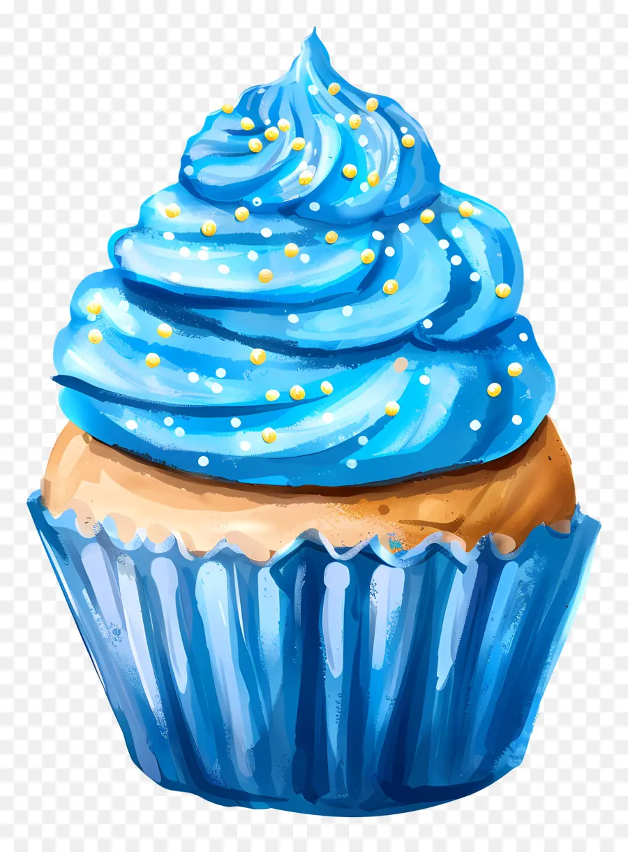 Petit Gâteau，Petit Gâteau Bleu PNG