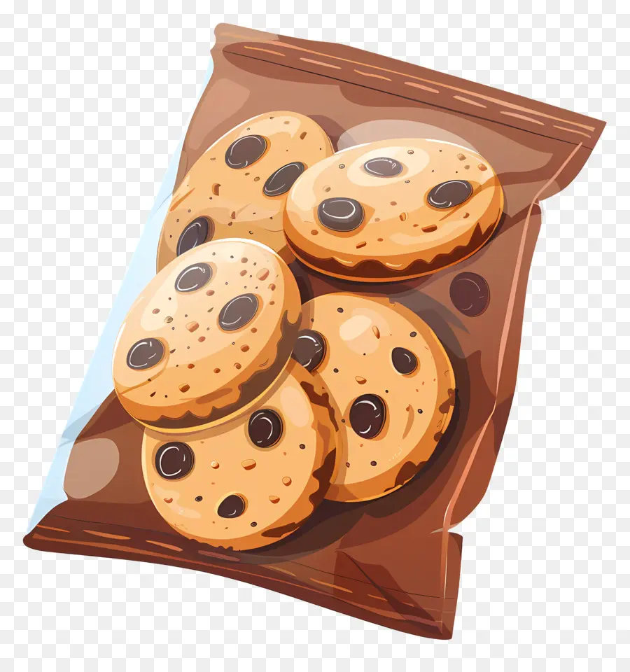 Les Cookies，Cookies Aux Pépites De Chocolat PNG