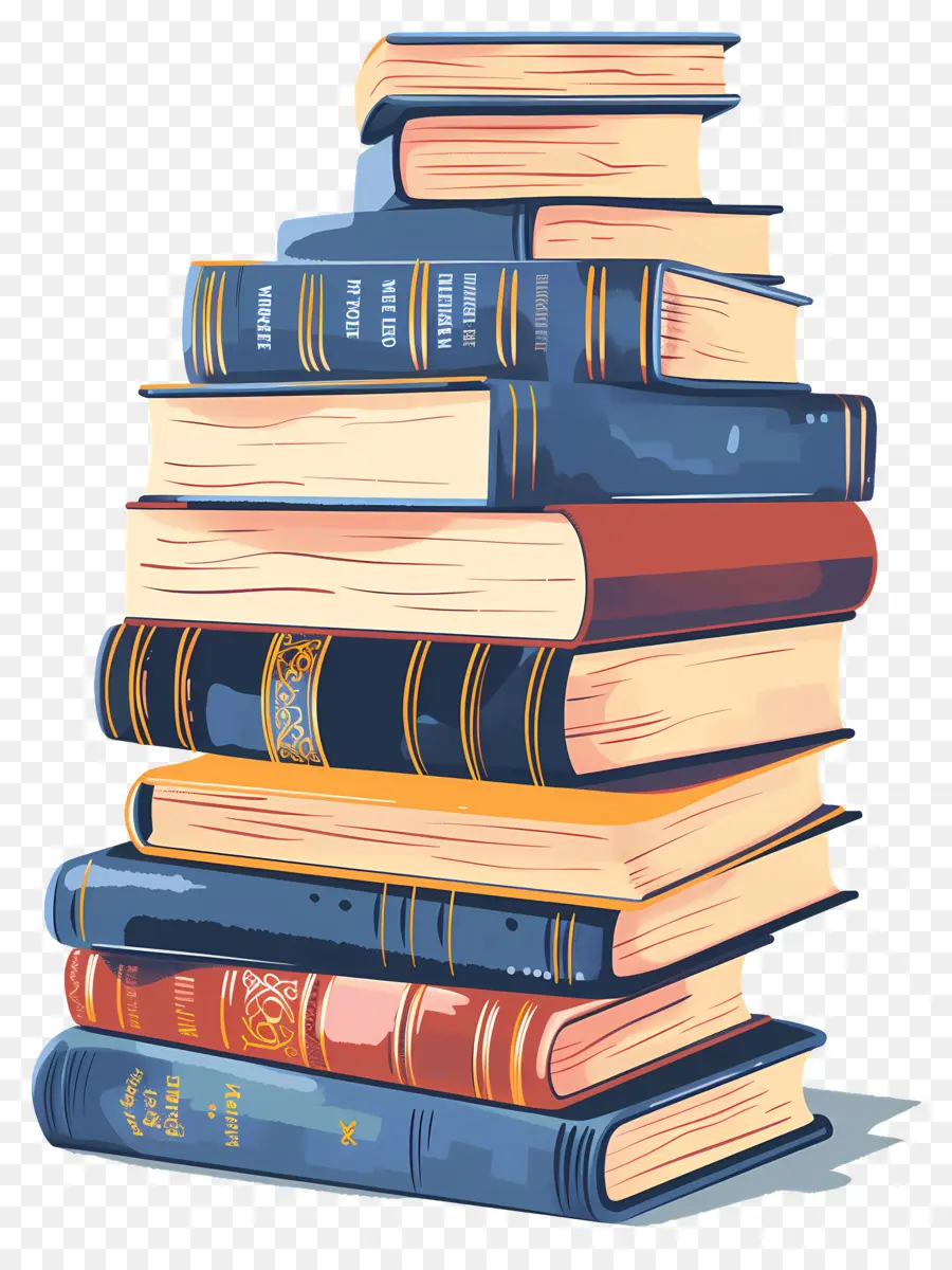 Pile De Livres，Livres PNG