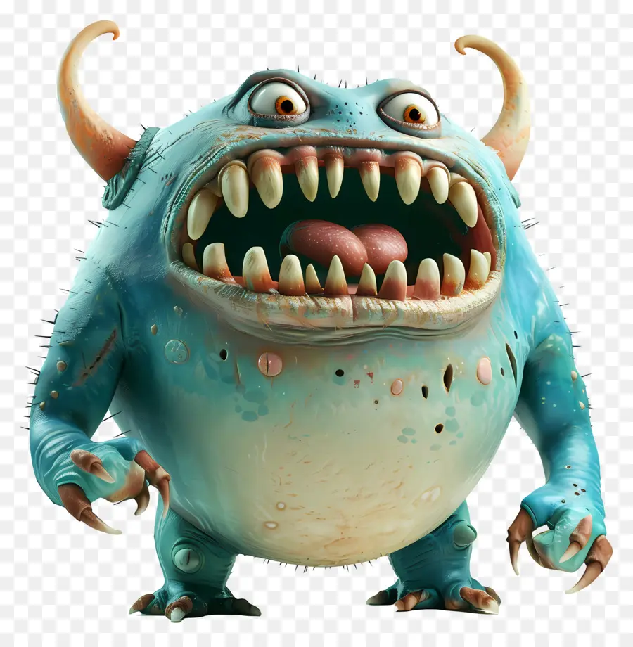 Monstre，Monstre Bleu PNG