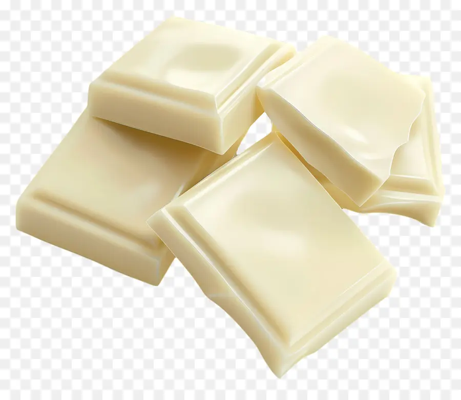 Chocolat Blanc，Les Blocs De Chocolat PNG