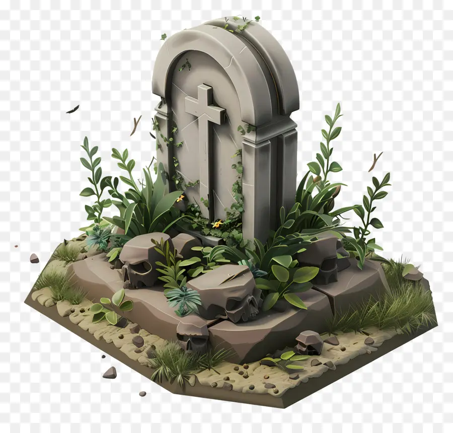 Tombe，Cimetière PNG