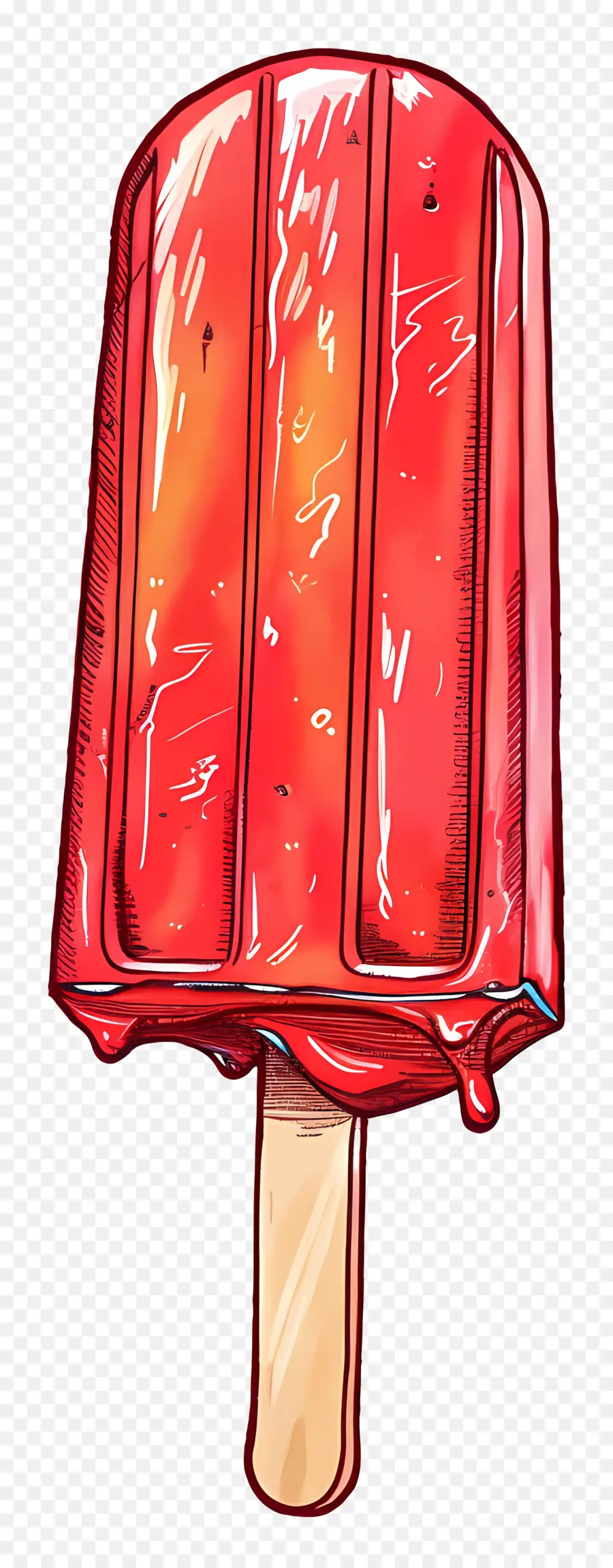 Glace Glacée，Rouge PNG