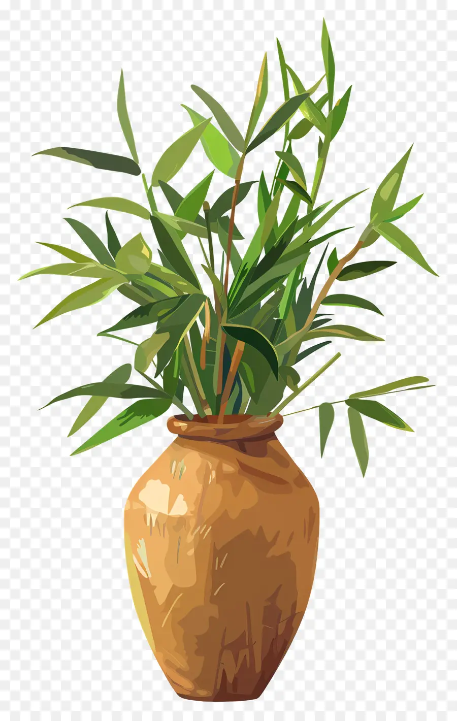 Bambou En Vase，Des Plantes De Bambou PNG
