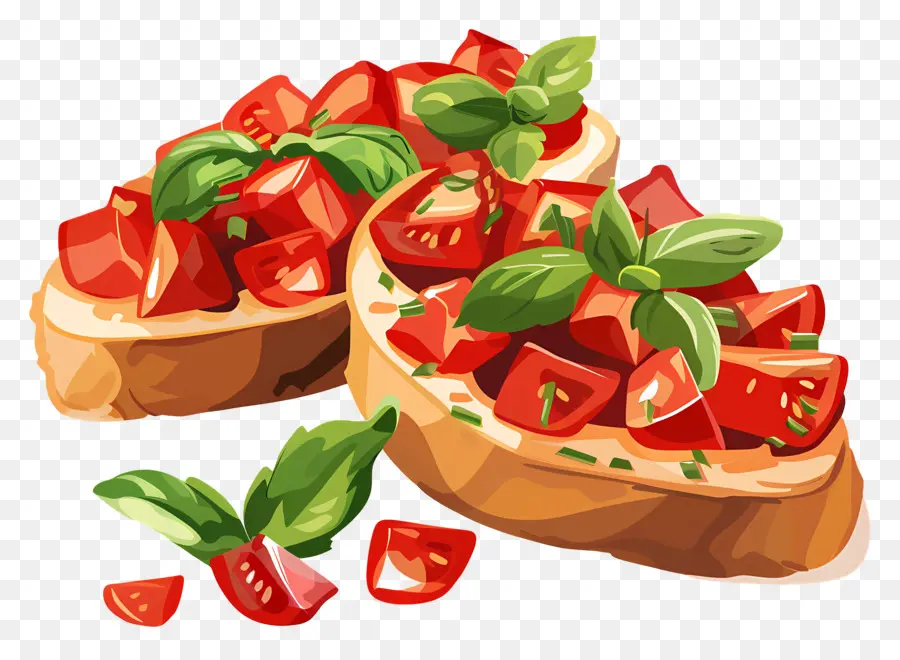 Bruschetta，Tomate PNG