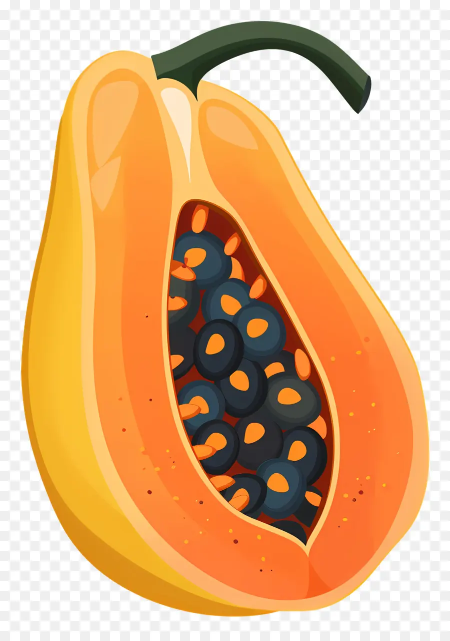 La Papaye，Fruits Tropicaux PNG