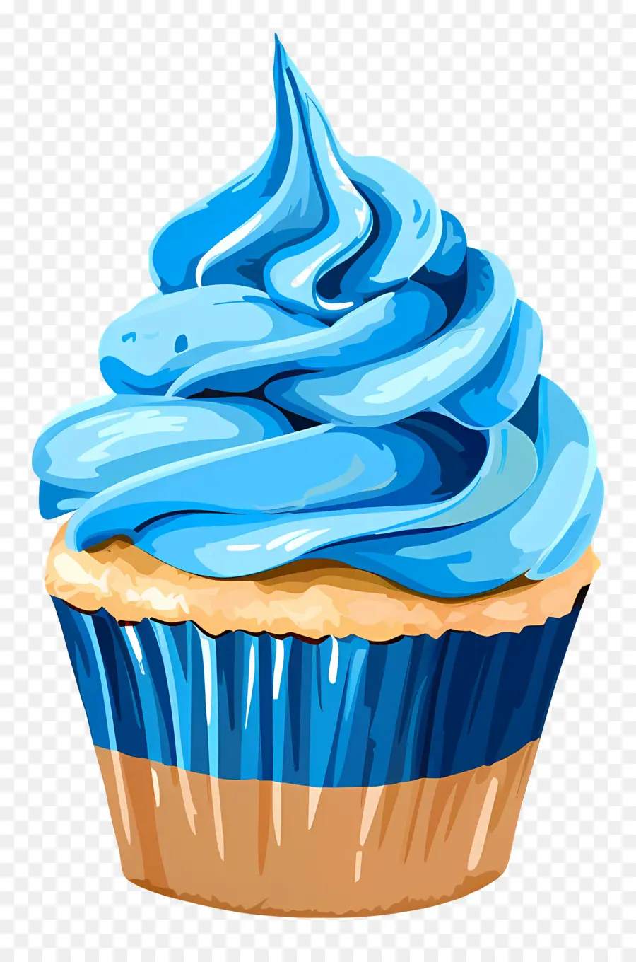 Cupcake，Glaçage à La Crème PNG