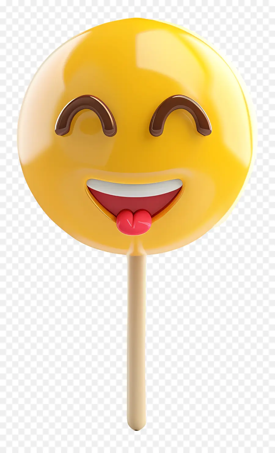 Emoji，Sucette Jaune PNG