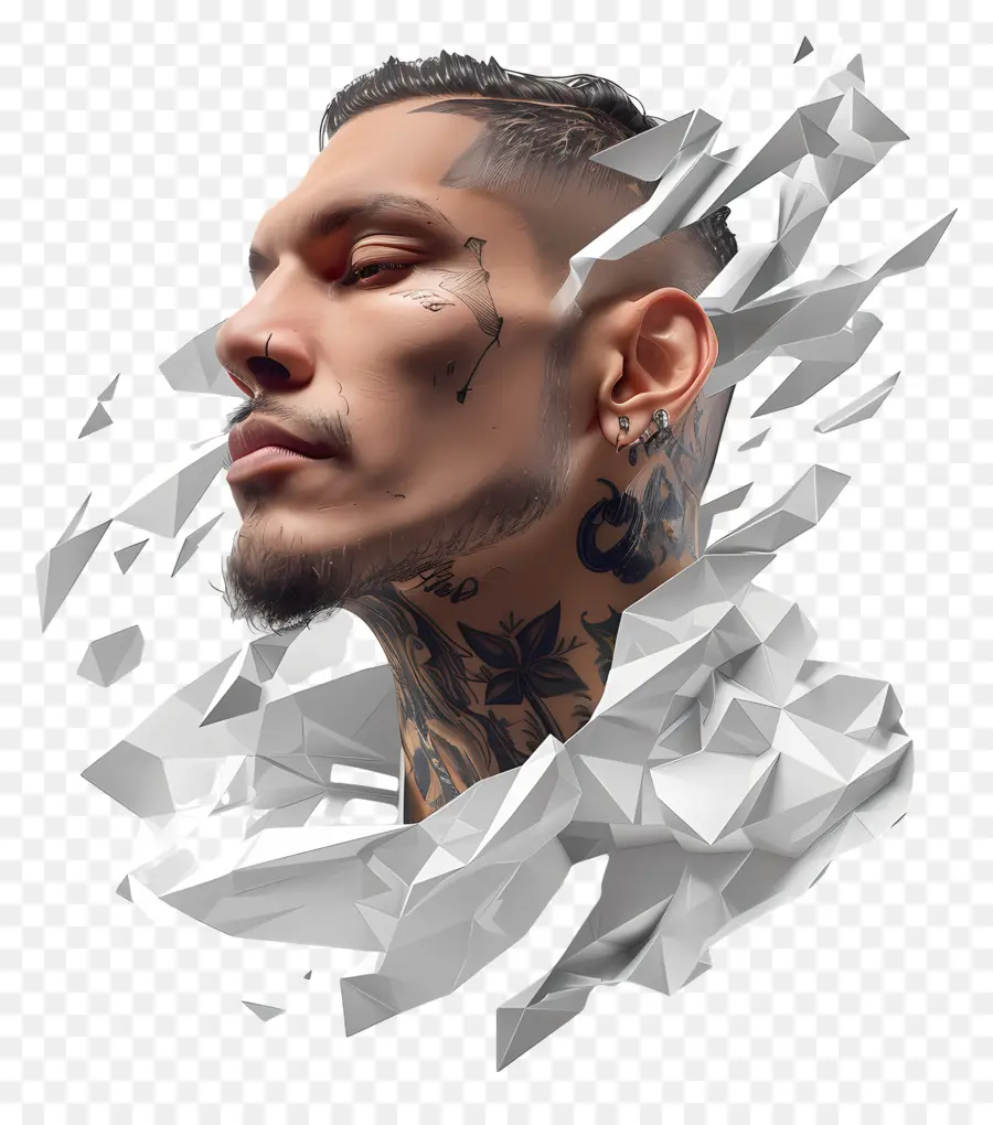 Paolo Guerrero，Le Visage De Tatouage PNG