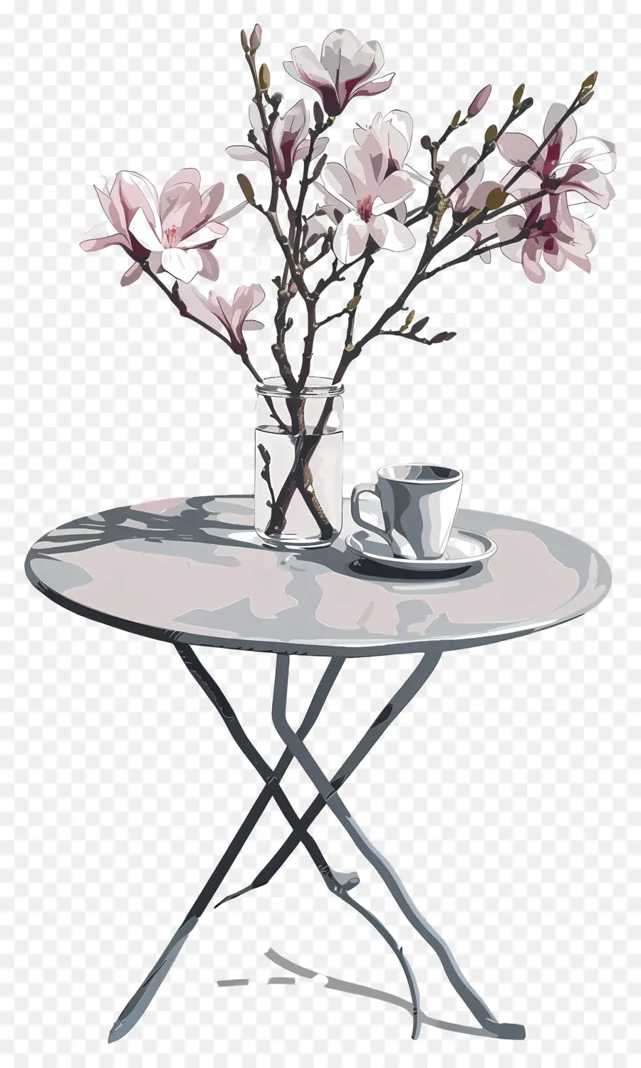 Table，Chaises PNG