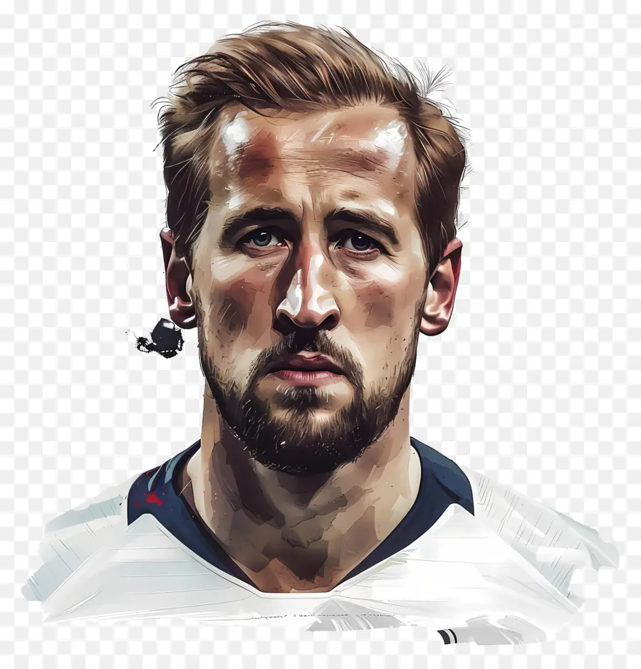 Harry Kane，Illustration Numérique PNG