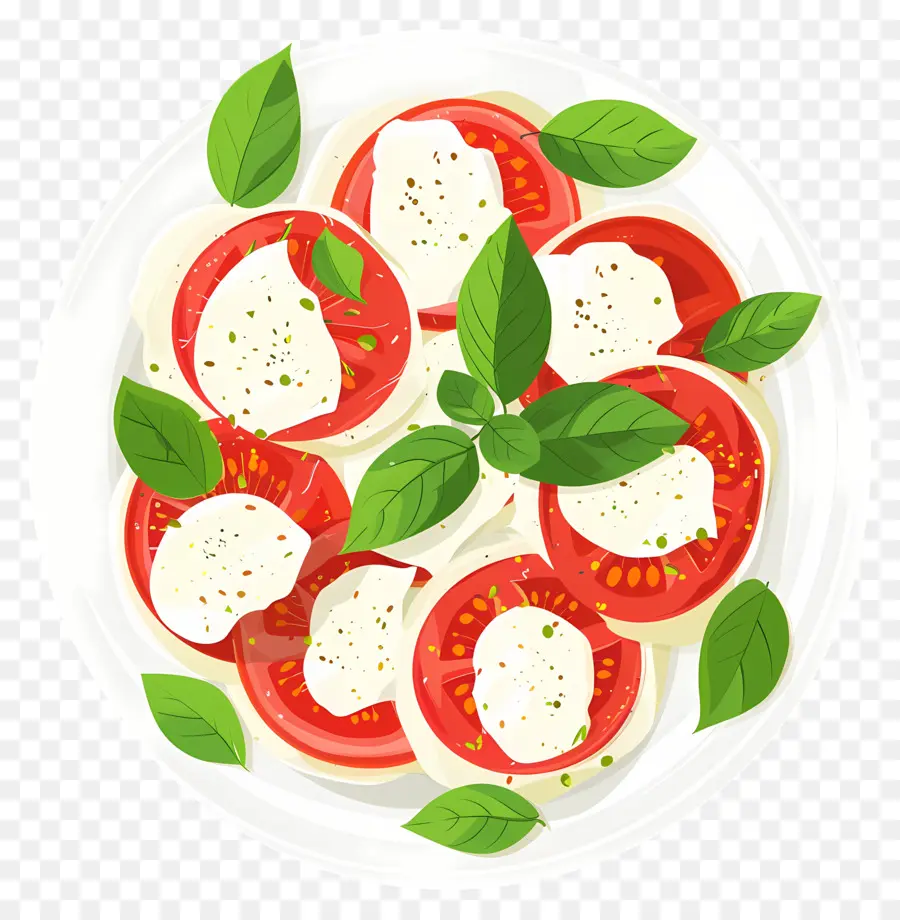 Salade Caprese，Tomates PNG