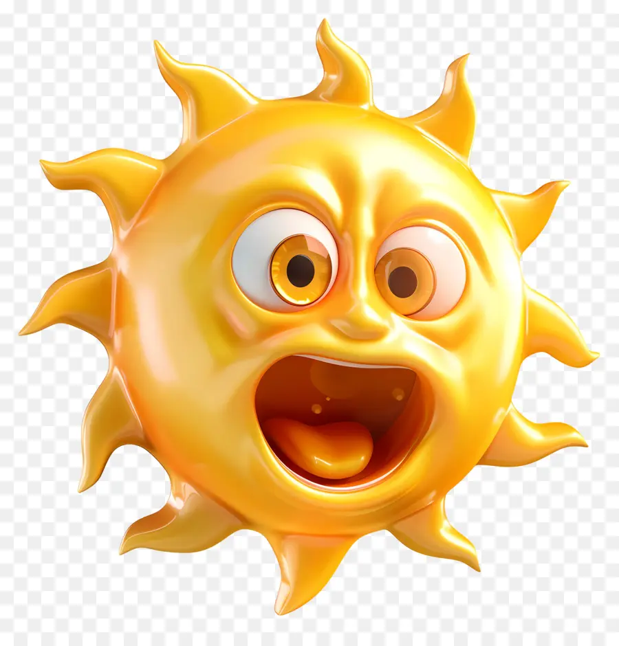 Face Au Soleil，Emoji PNG