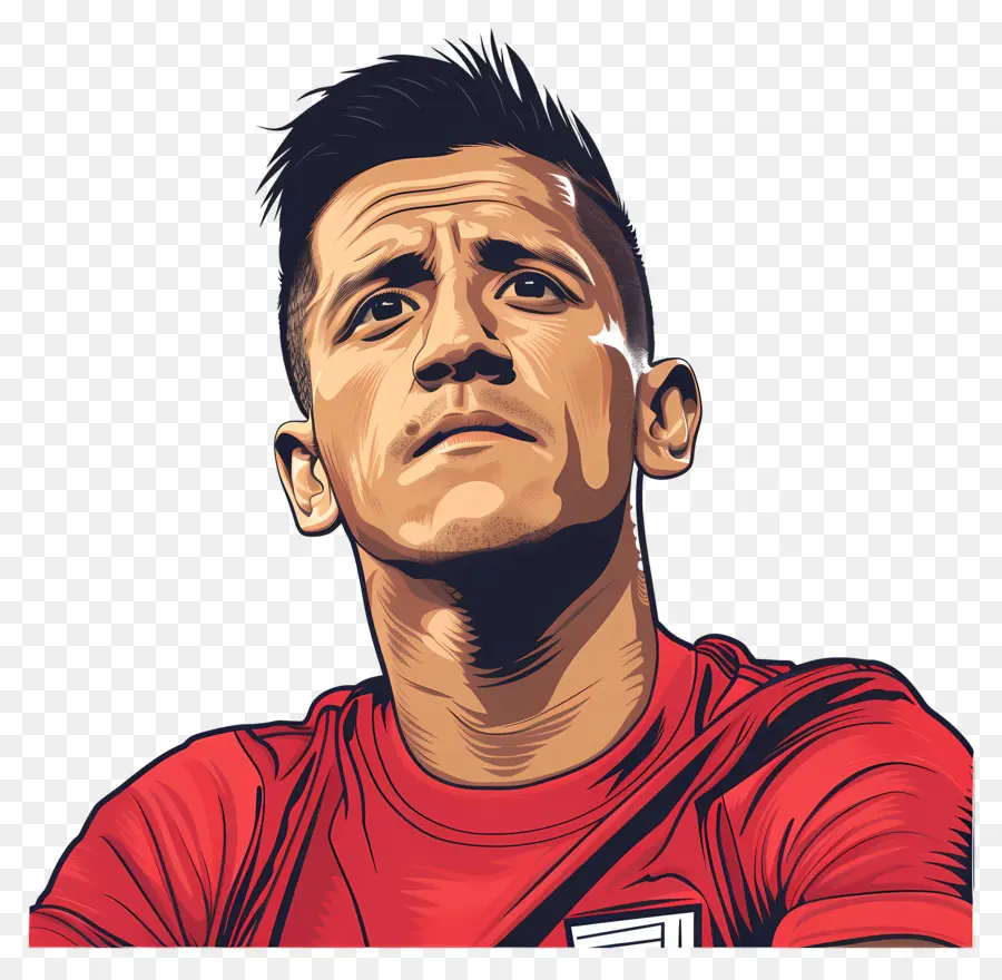 Alexis Sánchez，Portrait PNG