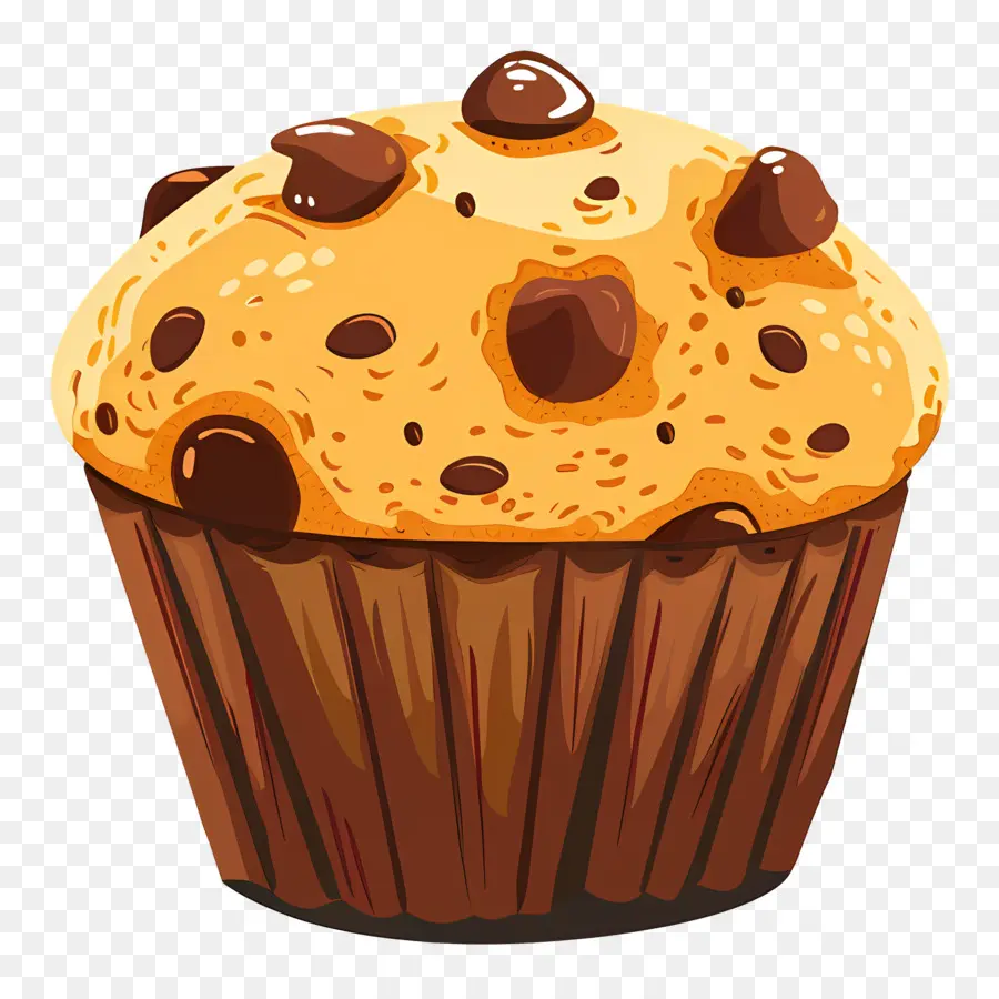 Muffin，Chiffre De Chocolat Muffin PNG