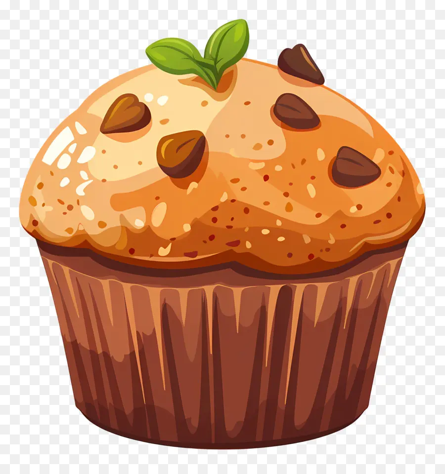 Muffin，Chiffre De Chocolat Muffin PNG