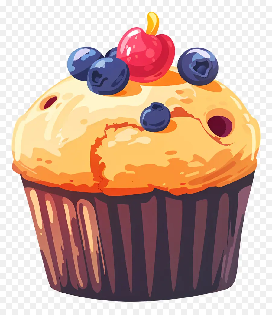 Muffin，Muffin Aux Bleuets PNG