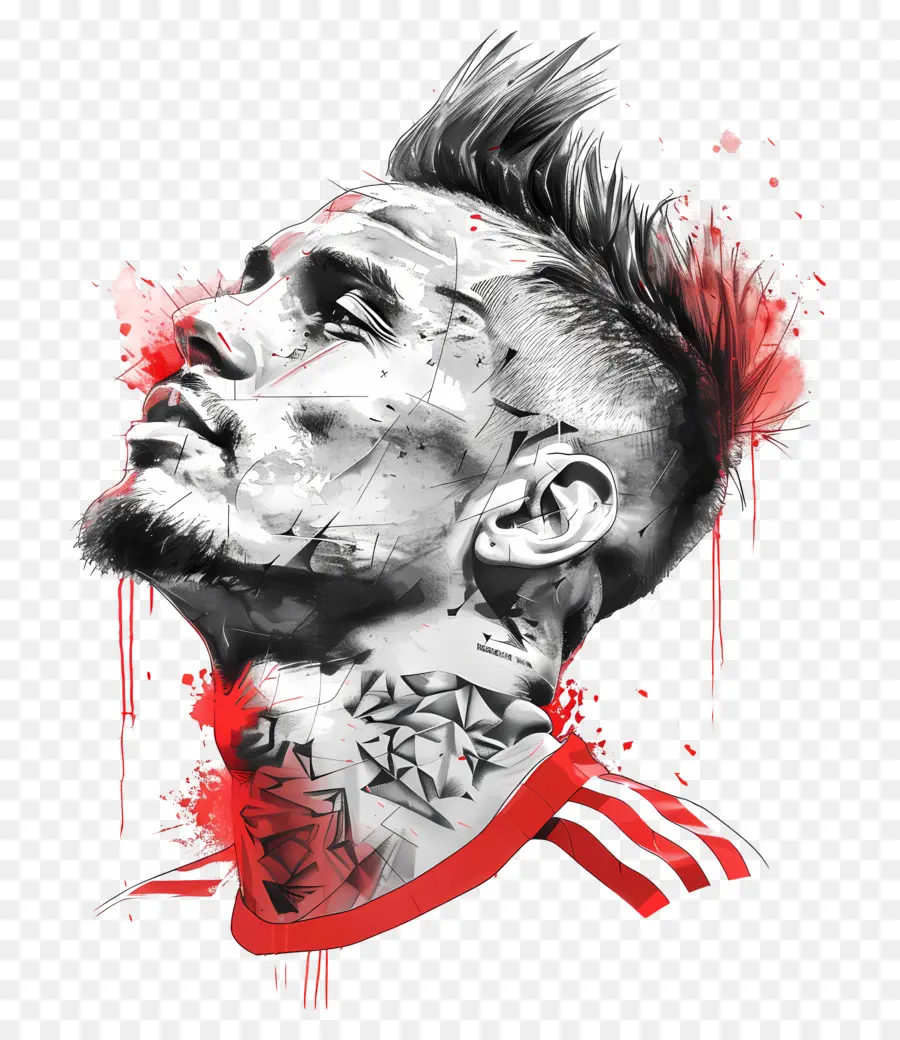 Paolo Guerrero，Tatouage PNG