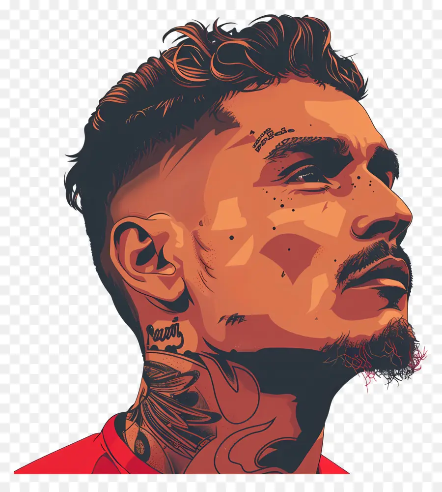 Paolo Guerrero，Tatouages PNG