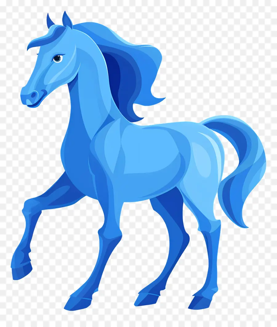 Cheval，Bleu Cheval PNG