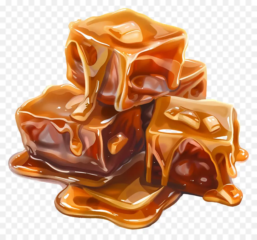Caramel Caramel，Bonbons Au Caramel PNG