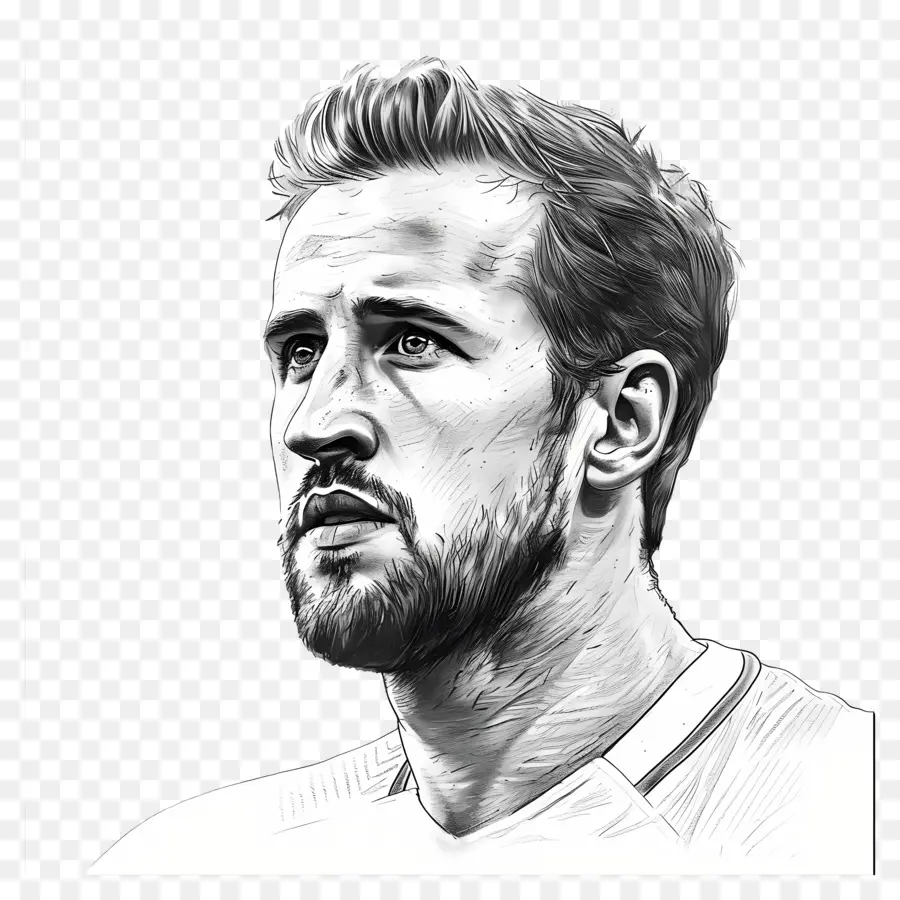 Harry Kane，Homme Barbu PNG