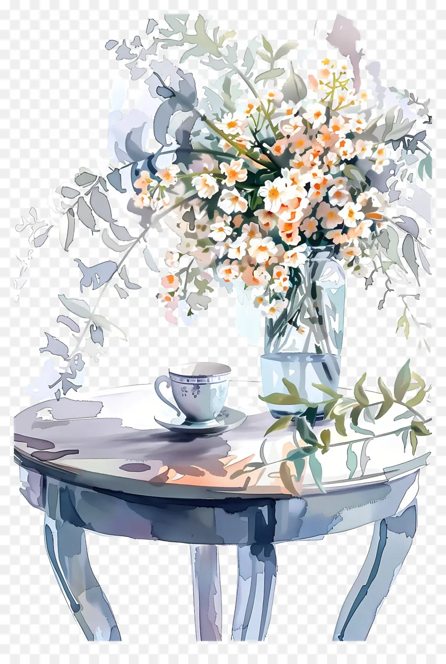 Table，Fleurs PNG