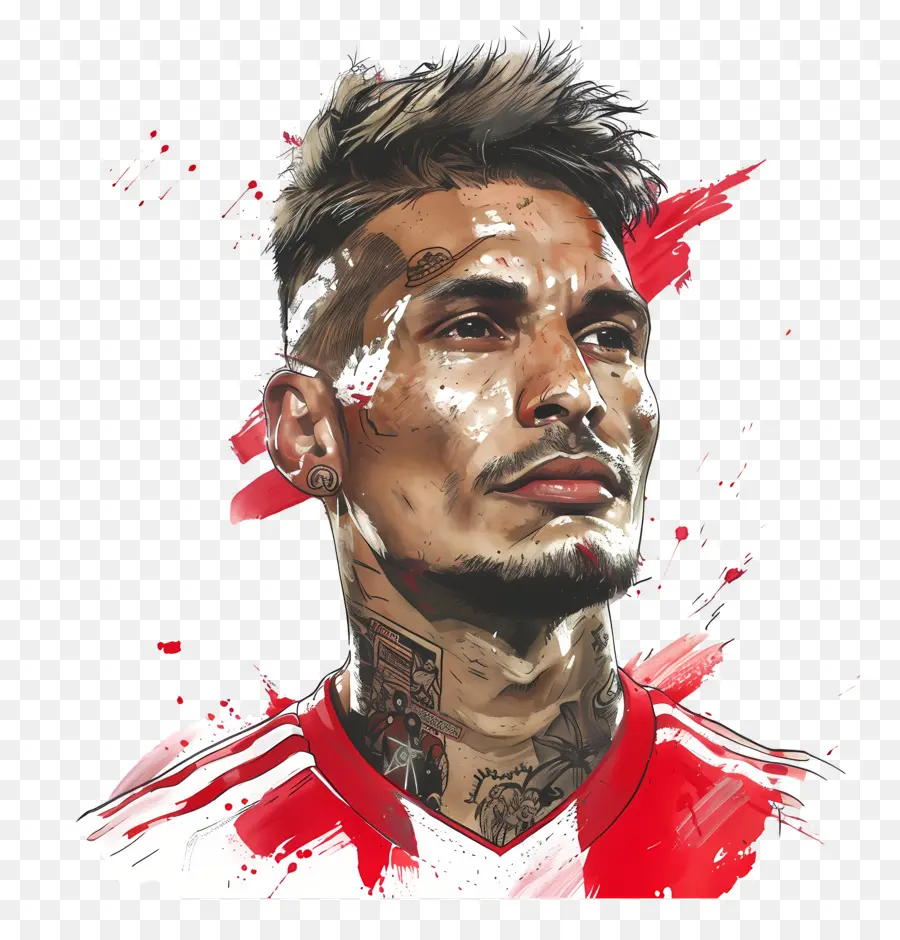 Paolo Guerrero，Joueur De Football PNG