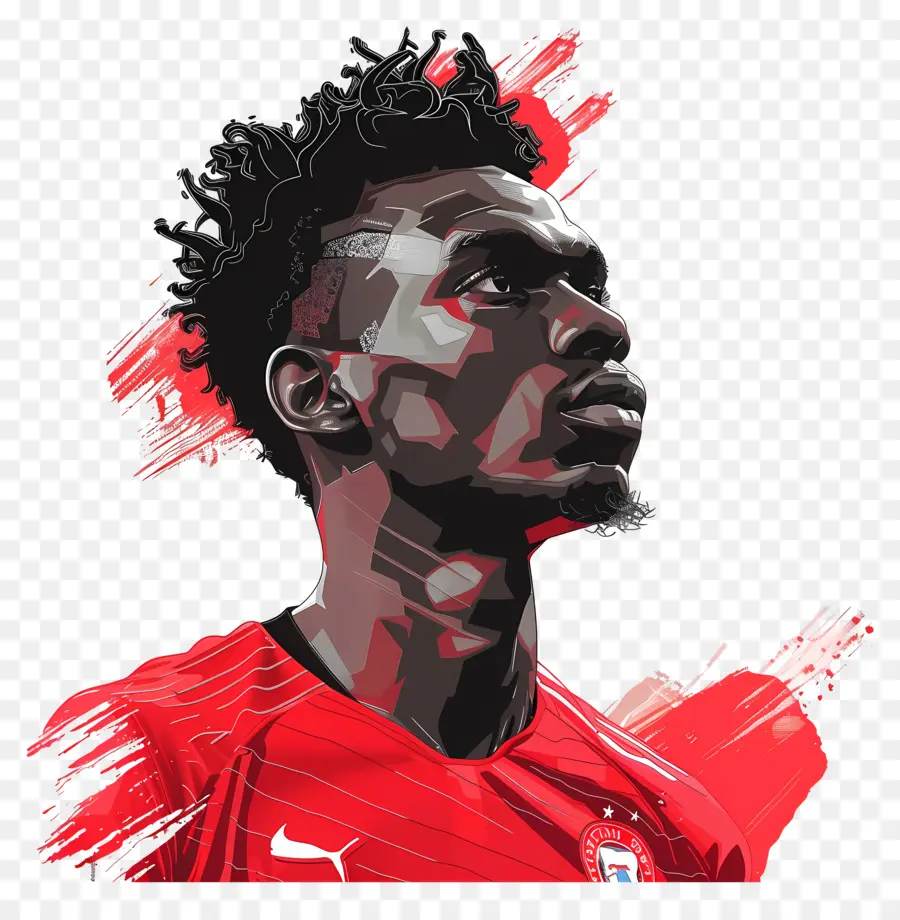 Alphonso Davies，L'art Abstrait PNG