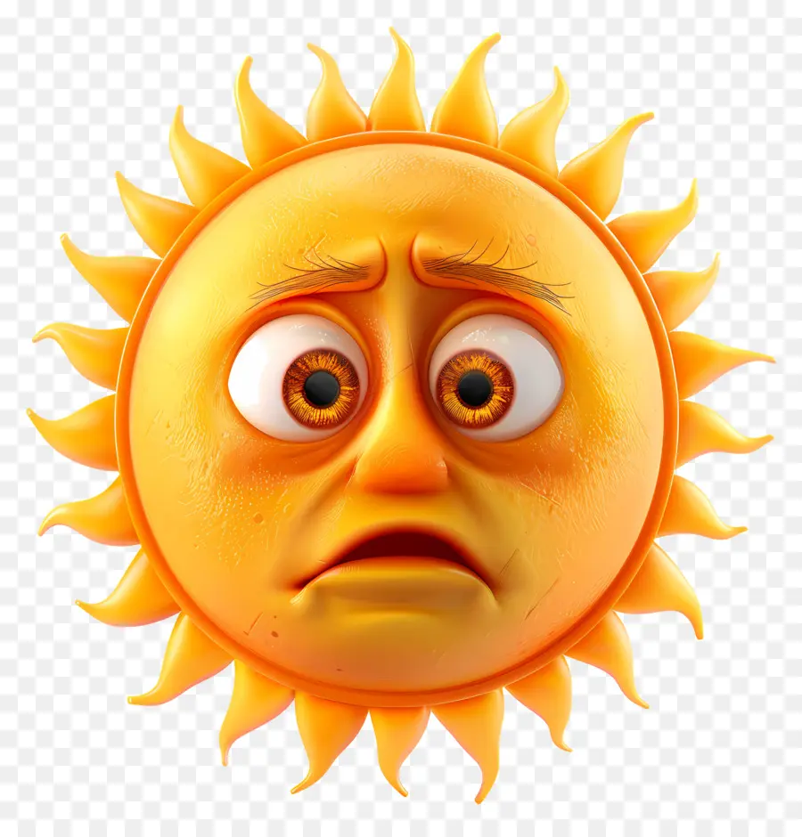 Face Au Soleil，Emoji PNG