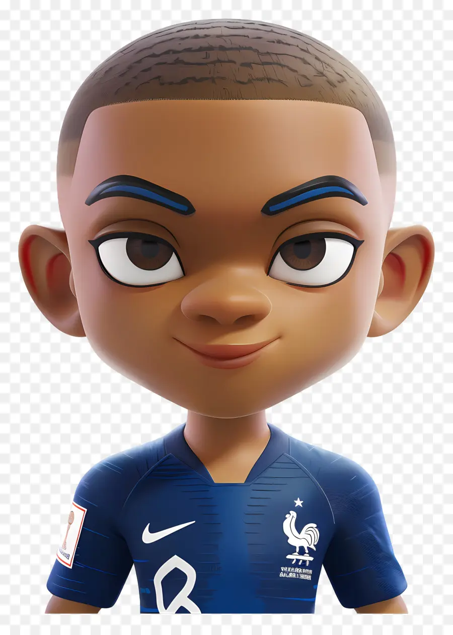 Kylian Mbappé，Personnage De Dessin Animé PNG