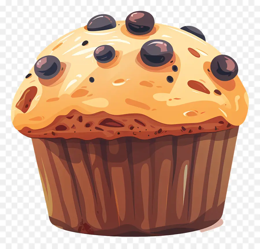 Muffin，Chiffre De Chocolat Muffin PNG