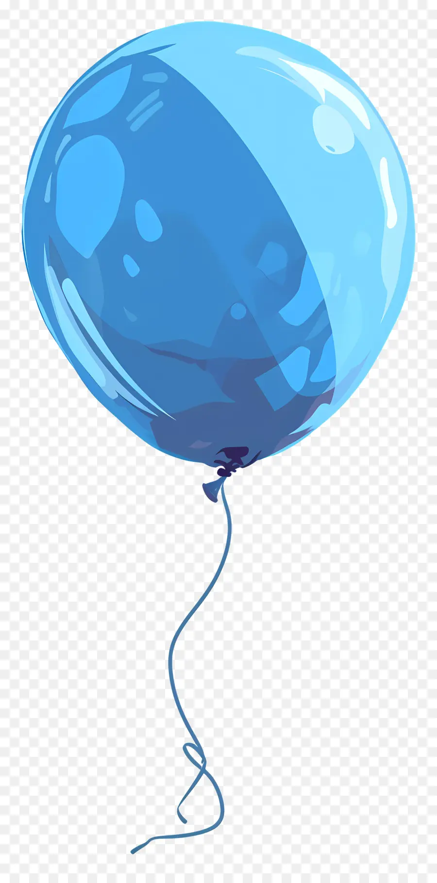 Bleu Ballon，Ballon En Soie PNG