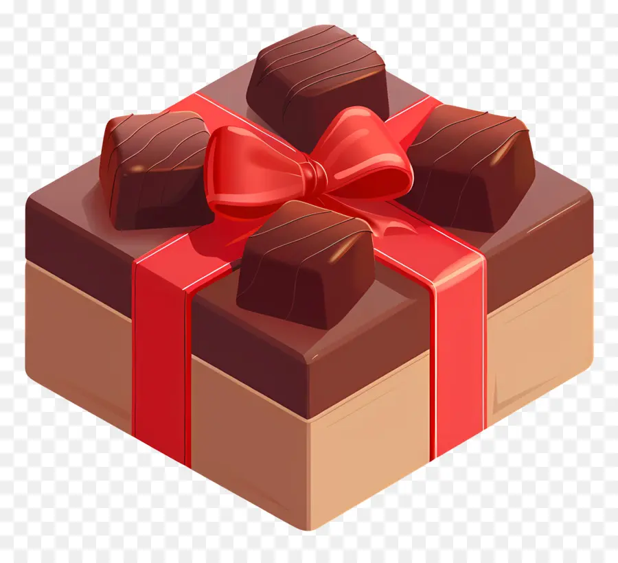 Boîte De Chocolat，Chocolat, Boîte Cadeau PNG