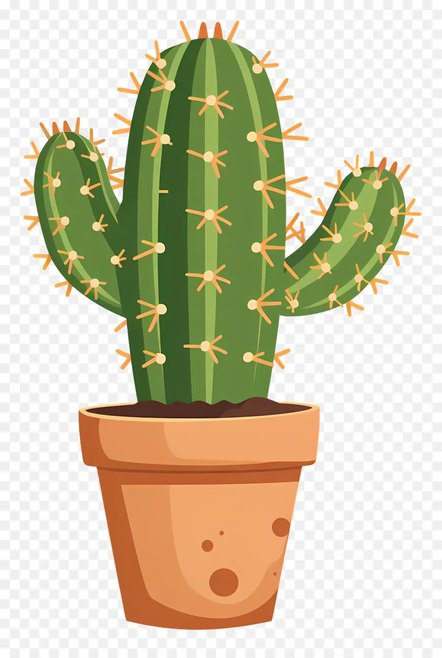 Cactus En Pot，Cactus PNG