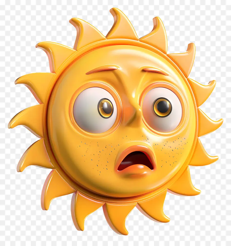 Face Au Soleil，Emoji PNG